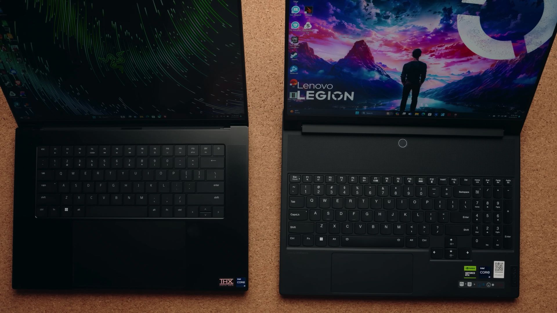 Lenovo Legion 9i vs Razer Blade 16