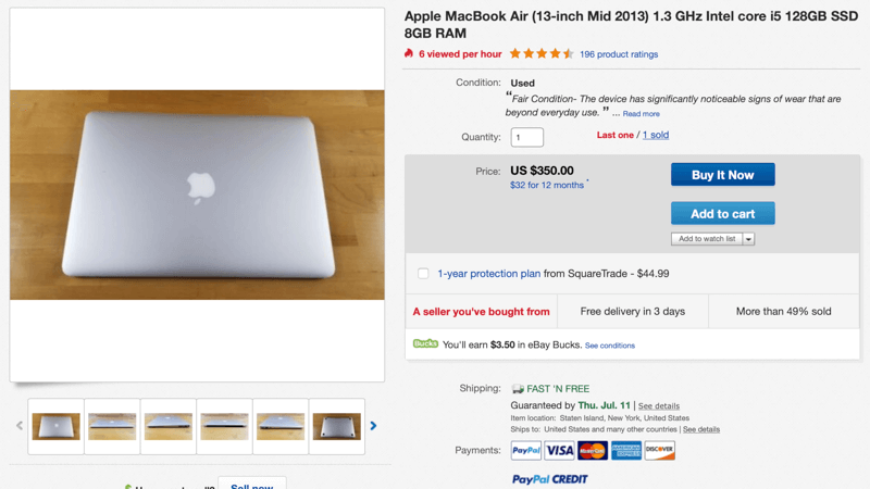 Mid 2013 MacBook Air