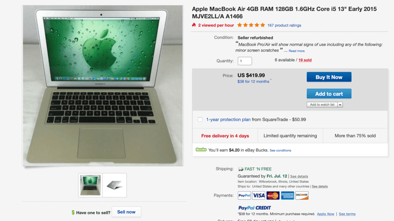 Early 2015 MacBook Air