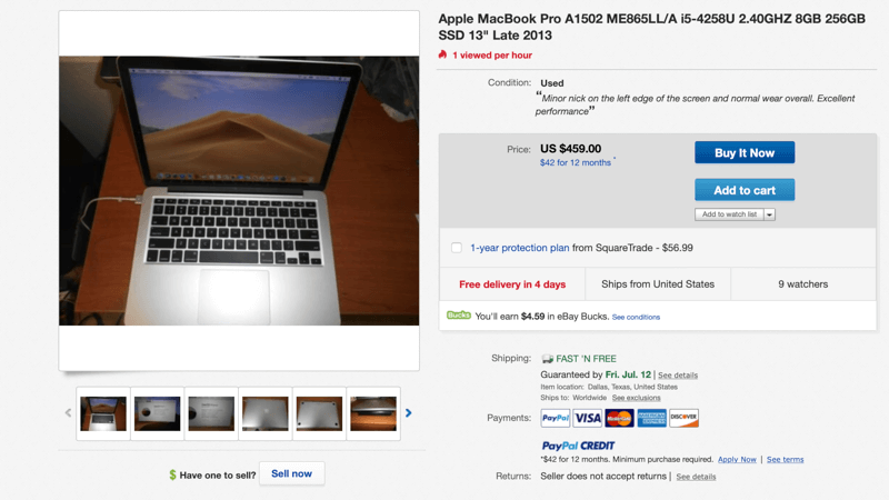 Late 2013 MacBook Pro 13-inch